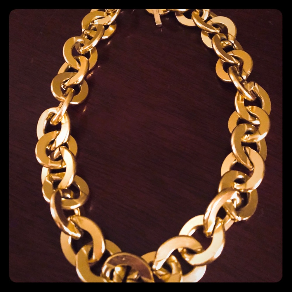 Vintage 1980s 18” Chunky Gold Chain by Erwin Pearl